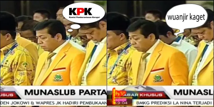 10 Meme Kocak Setyo Novanto Ketiduran Di Munaslub Golkar. Perlu Kasur Banget Nih Pak? 18