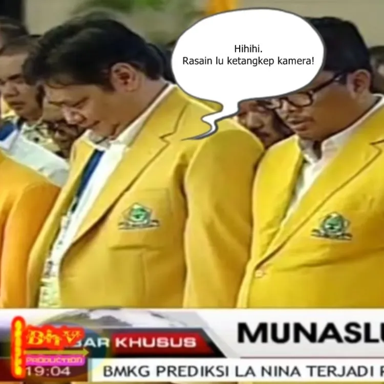 10 Meme Kocak Setyo Novanto Ketiduran Di Munaslub Golkar. Perlu Kasur Banget Nih Pak? 14