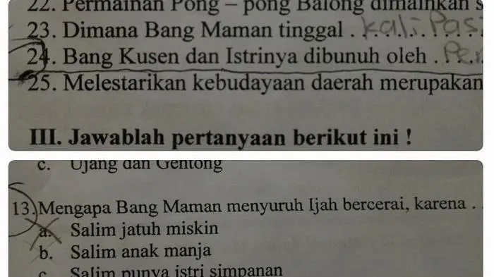 Wuaduh, Anak Kelas 2 SD Kok Dapat Soal Cerita Perceraian dan Pembunuhan di PR-nya? 6