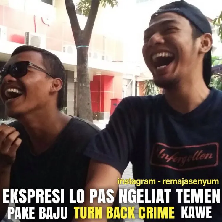 15 Meme Kaus KW Turn Back Crime yang Membuatmu Nahan Ketawa Saking Lucunya 30