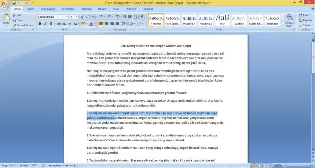 Kalau Kamu Sudah Tahu Trik-trik Microsoft Word Ini, Tugas dan Pekerjaanmu Bisa Cepat Selesai! 12