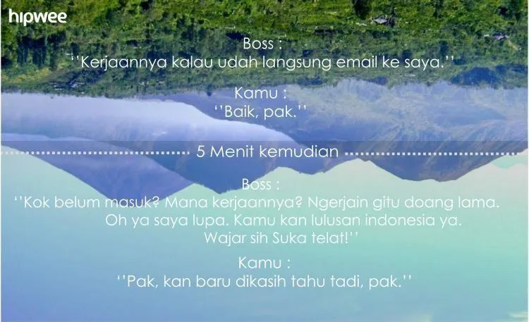 15 Percakapan dengan Bos-mu yang Ngehe Ini Mungkin yang Bikin Kamu Puas Nonton My Stupid Boss. 16