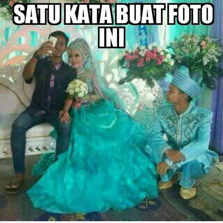 15 Foto Pelaminan yang Tak Pernah Terbayangkan di Mimpi-Mimpi Indah Kalian. Kocak :) 18