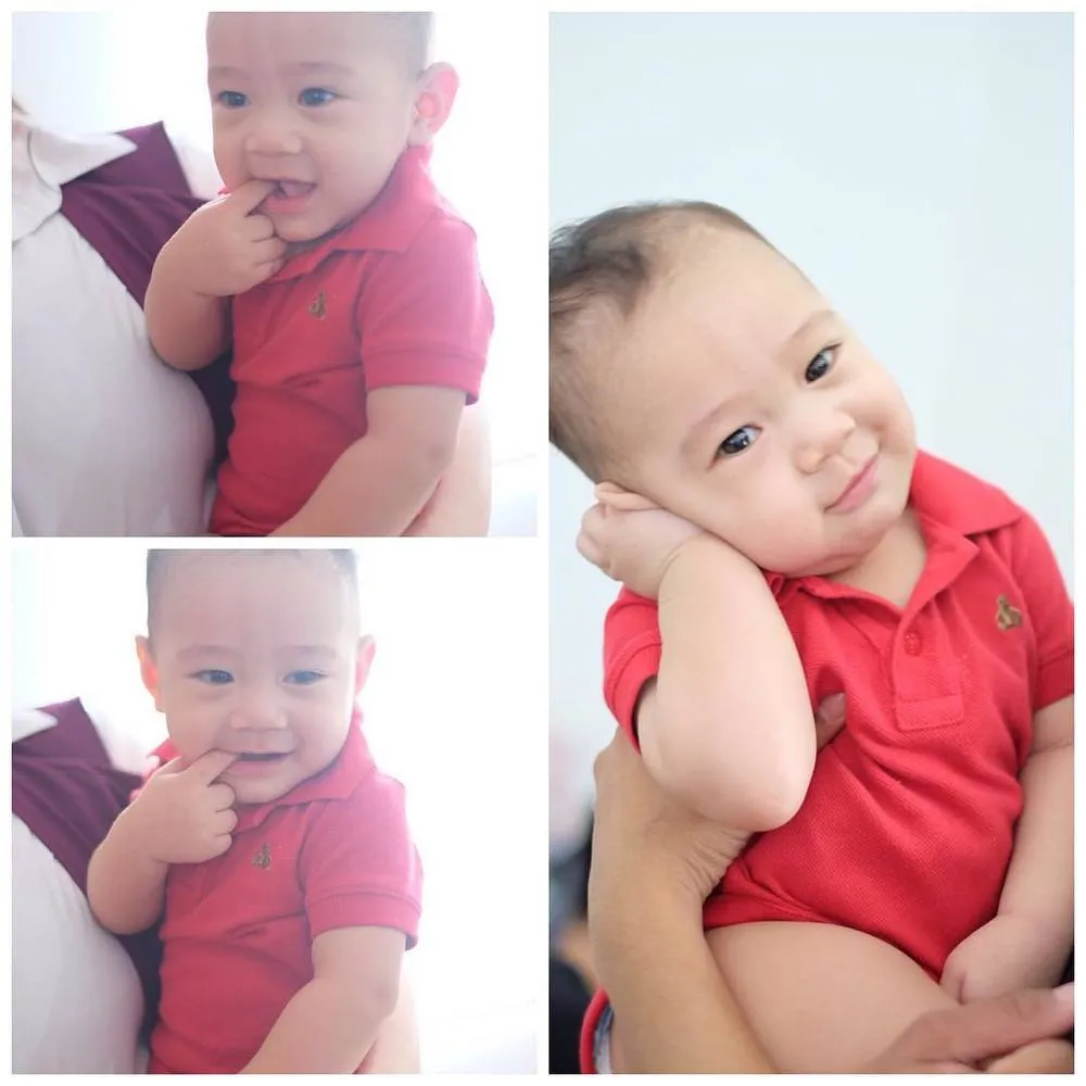 Bahagianya Raffi Ahmad - Nagita Slavina. Pose Unyu Menggemaskan dari Rafathar Ini Nggak Bikin Bosan! 19