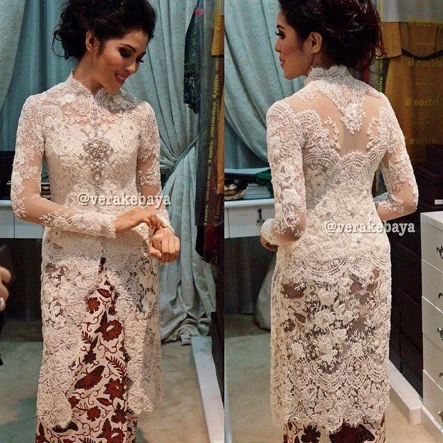 15 Kebaya Sederhana Ini Bisa Jadi Inspirasi Untuk Mempercantik Dirimu di Akad Nikah Nanti 29