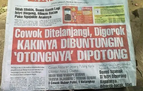 25 Judul Berita Ini Absurdnya Nggak Tertolong Lagi. Mudah-mudahan yang Baca Nggak Ikutan Gila. 31