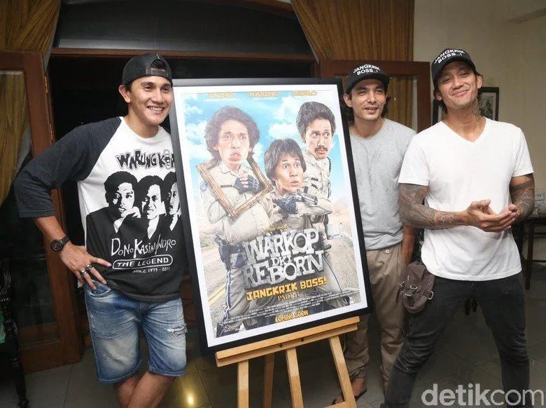 Akhirnya FIlm Warkop DKI Reborn Bakal Rilis. Dono, Kasino, Indro yang Baru Ganteng-Ganteng Nih!
