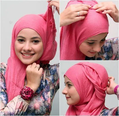 Biar Wajahmu Kelihatan Cerah Berseri, Coba Trik-trik Berhijab Ini! 16