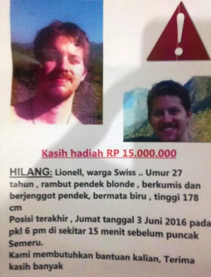 Dari Drone Sampai Sayembara Berhadiah, Semua Dilakukan Demi Temukan Lionel Yang Hilang di Semeru! 7