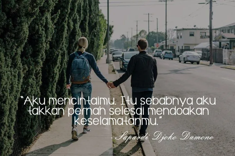 10 Quote Cinta Dari Sapardi Djoko Damono yang Bikin Kangen Pacar. Kerinduanmu Bakal Makin Memuncak 11