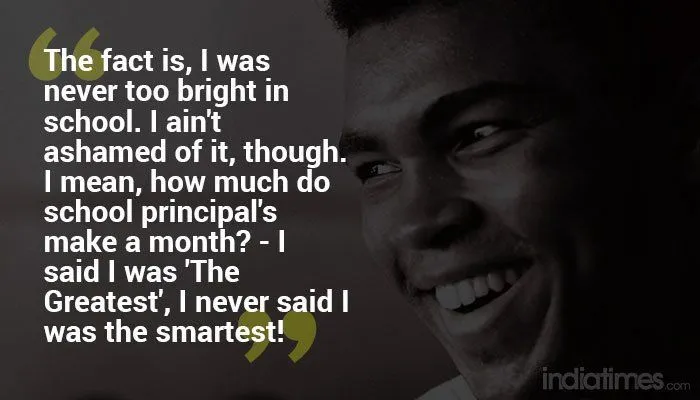 25 Quotes Luar Biasa Dari Muhammad Ali. Si Juara Dunia dan Seorang Muslim yang Sayang Keluarga 43