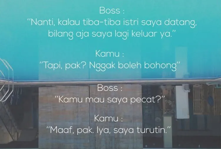 15 Percakapan dengan Bos-mu yang Ngehe Ini Mungkin yang Bikin Kamu Puas Nonton My Stupid Boss. 23