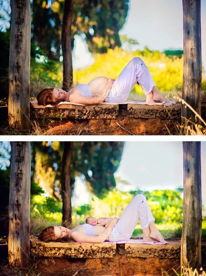 Dear Calon Ibu, 15 Foto Maternity Before-After Ini Bisa Jadi Inspirasimu Kelak. Agar Hamilmu Makin Bahagia! 22