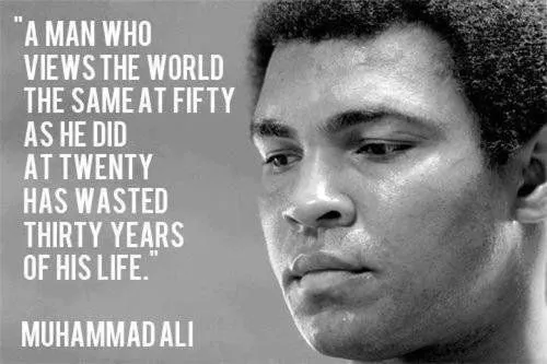 25 Quotes Luar Biasa Dari Muhammad Ali. Si Juara Dunia dan Seorang Muslim yang Sayang Keluarga 38