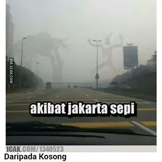 12 Foto Sepinya Jakarta Kala Lebaran Tiba. Udah Sama Kaya Hatimu pas Ditinggal Dia! 19