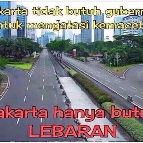 12 Foto Sepinya Jakarta Kala Lebaran Tiba. Udah Sama Kaya Hatimu pas Ditinggal Dia! 24