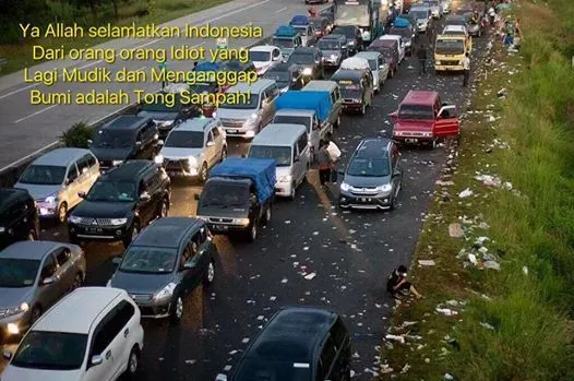 Inilah 10 Deretan Foto dan Meme yang Tersisa Dari Kemacetan Mudik di Brebes Timur! 12