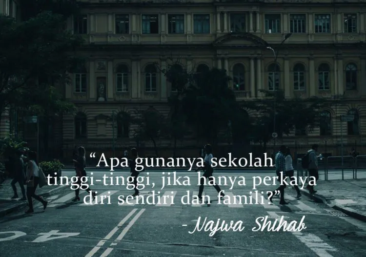 15 Kutipan Cerdas dan Tajam dari Najwa Shihab untuk Anak Muda Indonesia. Siap-Siap 'Ditampar', ya! 22