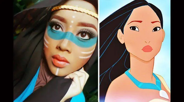 Mengenal Queen Luna, Hijabers Malaysia yang Berkreasi dengan Hijab dan Makeup Ala Disney 23