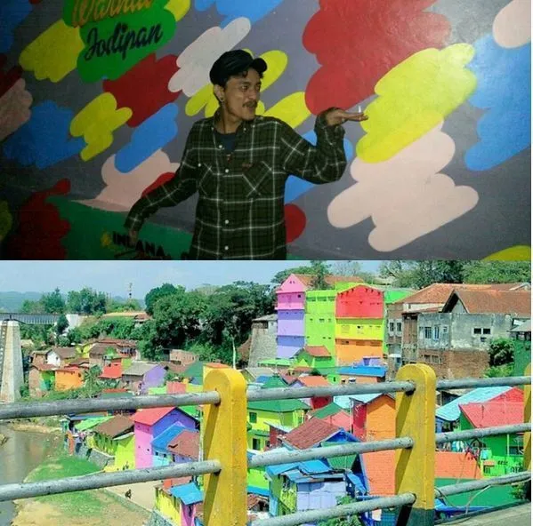 Ini Malang, Bukan Luar Negeri. Yuk Kunjungi Kampung Warna Warni yang Menyenangkan Hati! 8