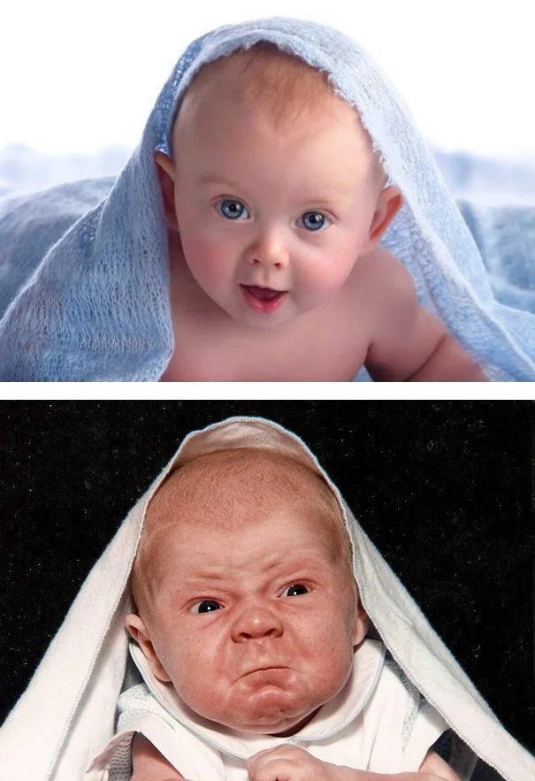 15 Foto Bayi yang Hasilnya Beda Jauh Sama Ekspektasinya. Duh, Lucu dan Bikin Ngakak Terus! 16