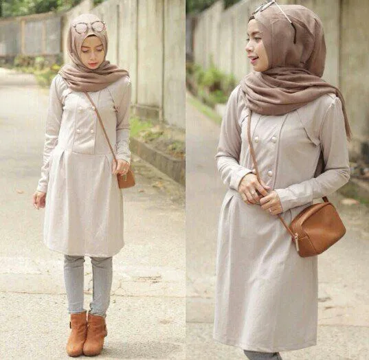 9 Inspirasi Style Dress Midi untuk Hijab Sopan dan Kasual Tanpa Ribet 18