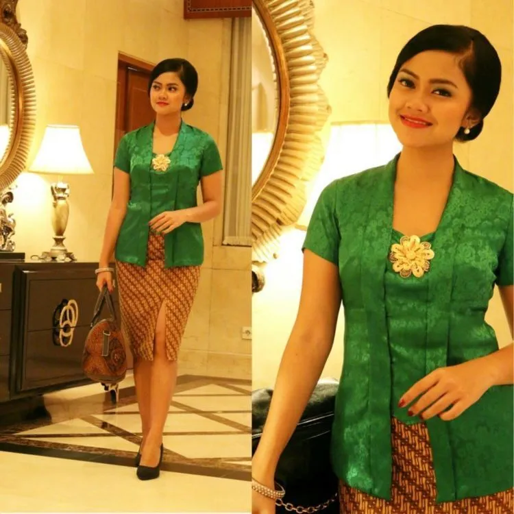 10 Kombinasi Bros Cantik untuk Kebaya Kutubarumu. Bikin Kamu Nggak Malas Kondangan! 16