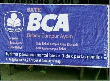 Berburu Kuliner Kini Nggak Cuman Rasanya Aja Tapi Juga Karena Namanya. Lucu dan Bikin Ketawa! 17