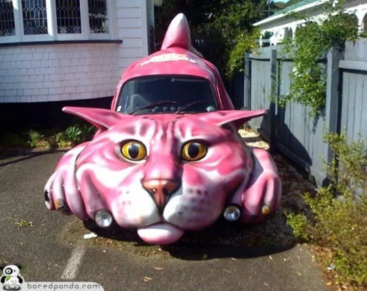 20 Potret Mobil Aneh Hasil Tangan-tangan Kreatif Manusia. Lucu dan Bikin Bahagia Aja! 22