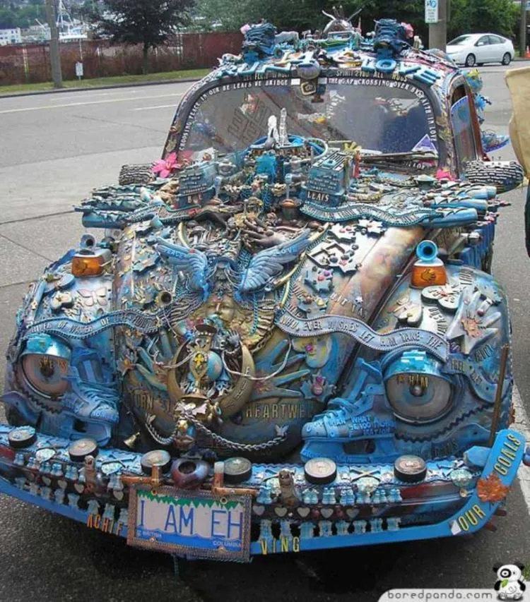 20 Potret Mobil Aneh Hasil Tangan-tangan Kreatif Manusia. Lucu dan Bikin Bahagia Aja! 39