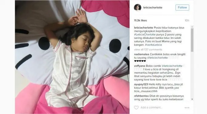 Cantiknya Leticia, Putri Tercinta Anji yang Imut Berat Kalau Lagi Nyanyi! 8