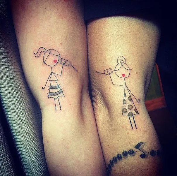 18 Inspirasi Desain Tato Ibu-Anak yang Bikin Terharu. Kalau Minat, Boleh kok Ditiru 26