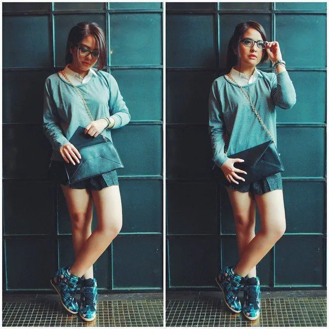 Dear Cewek Mungil dan Berpipi Chubby, 15 Style Tasya Kamila Ini Cute dan Elegan Buatmu 29