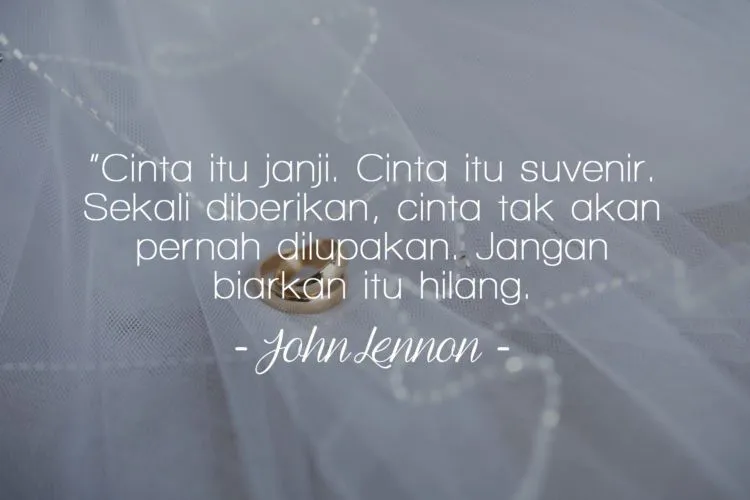 15 Kalimat Indah nan Romantis untuk Undangan dan Suvenir Pernikahanmu. Berkesan Maksimal 16