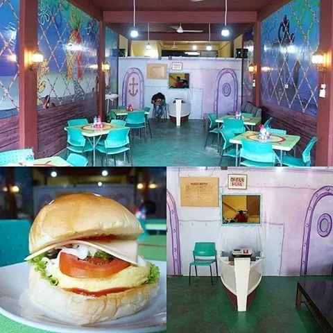 Cobain Nih Krusty Krab-nya Spongebob yang Beneran Ada di Pekanbaru, Semoga Krabby Patty Seenak di TV