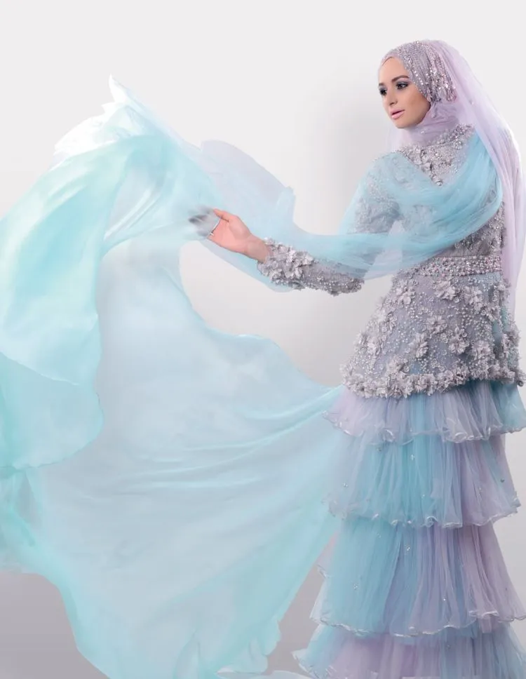 15 Inspirasi Gaun Pernikahan Syar'i Simple tapi Elegan 19
