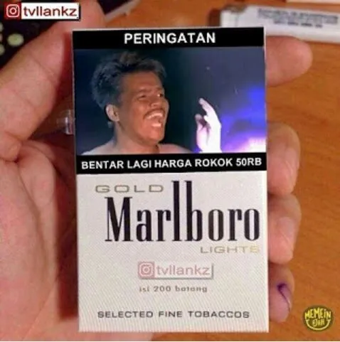 Jangan Panik Para Perokok! Ketawain Dulu Aja 20 Meme Soal Kenaikan Harga Rokok Ini, Sebatang Cabut 30