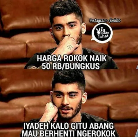 Jangan Panik Para Perokok! Ketawain Dulu Aja 20 Meme Soal Kenaikan Harga Rokok Ini, Sebatang Cabut 23