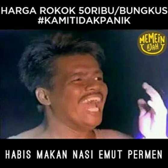 Jangan Panik Para Perokok! Ketawain Dulu Aja 20 Meme Soal Kenaikan Harga Rokok Ini, Sebatang Cabut 27