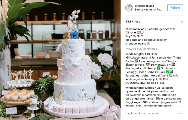 Chelsea Olivia Menantang Kita Menebak Jenis Kelamin Calon Anak Pertamanya, Coba Cek Petunjuk-nya! 8