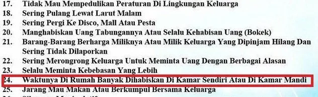 Inilah Ciri-Ciri Pengguna Narkoba Versi Resmi BNN, Lah Kok Mirip Sama Ciri Orang Patah Hati Ya? 16
