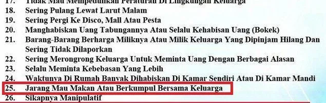 Inilah Ciri-Ciri Pengguna Narkoba Versi Resmi BNN, Lah Kok Mirip Sama Ciri Orang Patah Hati Ya? 19