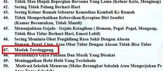 Inilah Ciri-Ciri Pengguna Narkoba Versi Resmi BNN, Lah Kok Mirip Sama Ciri Orang Patah Hati Ya? 26