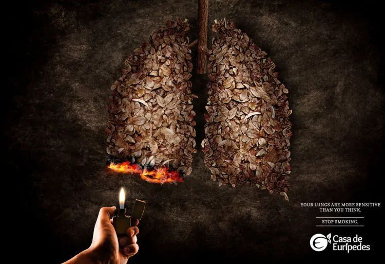 Siapa Tahu 20 Iklan Kreatif Ini Lebih Bisa Menakuti Perokok Dibanding Naiknya Harga Rokok ~ 21