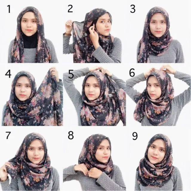 5 Model Hijab Buat Pipi Chubby. Biar Makin Menarik Hati! 4