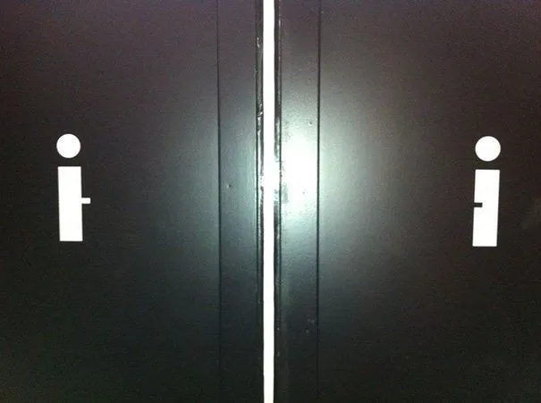 20 Tanda Toilet Paling Kreatif di Dunia. Ada yang Lucu, Ada Juga yang Nyindir Cewek Banget 23