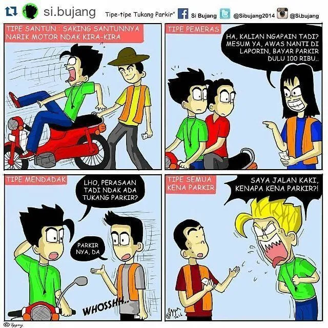15 Meme Kocak Tentang Tukang Parkir yang Kadang Ngeselin. Pasti Kamu Pernah Ngerasain! 23
