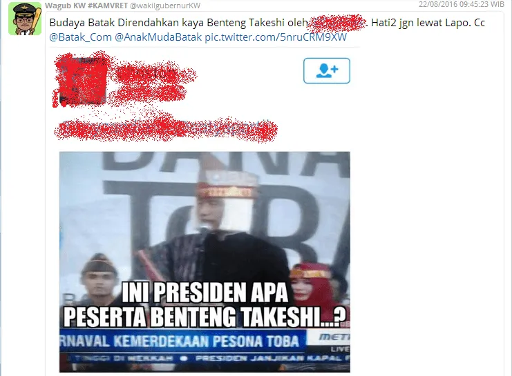 Gara-Gara Memakai Topi Ini, Presiden Jokowi Diledek oleh Netizen. Padahal Ini Pakaian Adat Batak :( 12