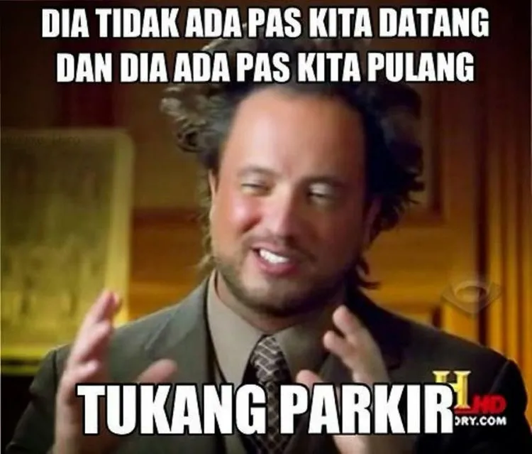 15 Meme Kocak Tentang Tukang Parkir yang Kadang Ngeselin. Pasti Kamu Pernah Ngerasain! 22