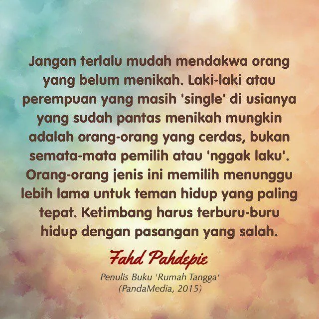12 Quotes yang Bisa Mengubah Cara Pandangmu Tentang Pernikahan, Sekali Seumur Hidup Lho (Niatnya)! 18
